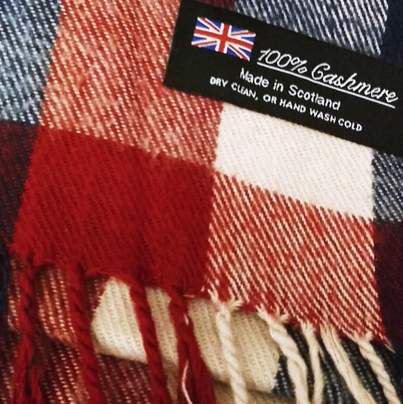 British Cashmere Accessories 0 Mens Cashmere Scarf Made In Scotland Poshmark